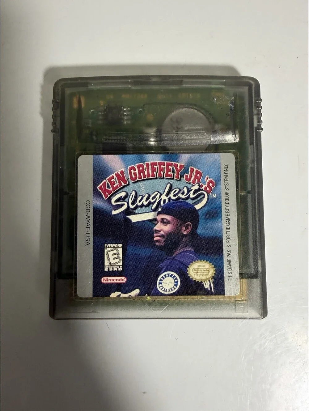 Ken Griffey Jr.'s Slugfest (Nintendo Game Boy Color, 1999) Cartridge Only!